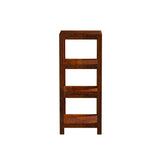 Prio Solid Sheesham Wood Side End Table (Natural Finish)